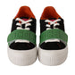 Stylish Multicolor Low Top Lace-Up Sneakers - SEHABRANDS