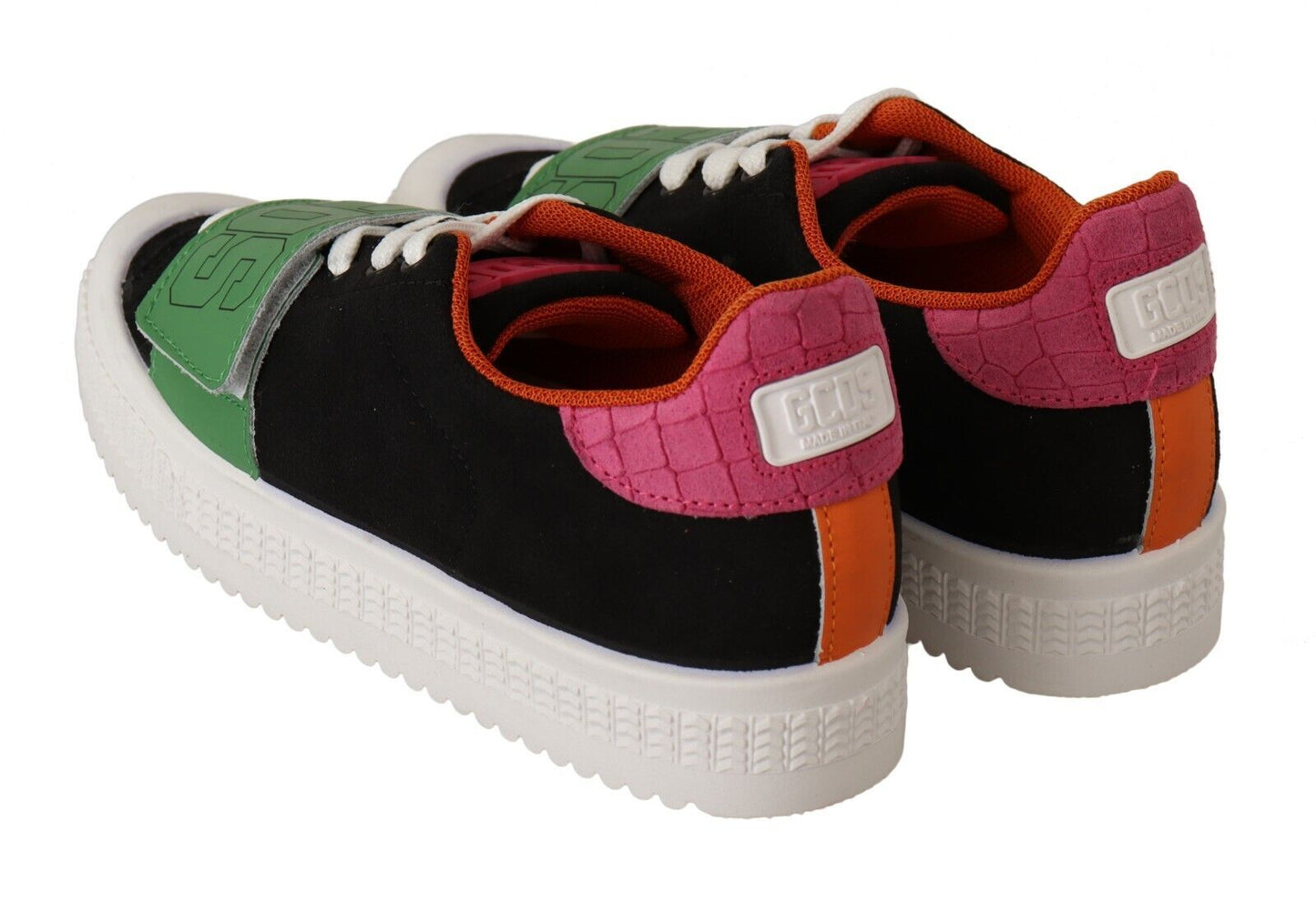 Stylish Multicolor Low Top Lace-Up Sneakers - SEHABRANDS