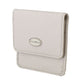 Dolce & Gabbana Chic White Leather Condom Case Wallet