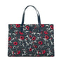 Medium Nylon Retro Batik Print Shoulder Tote Handbag - SEHABRANDS