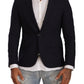 Elegant Single Breasted Black Jacket - SEHABRANDS