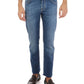 Blue Cotton Slim Men Jeans - SEHABRANDS