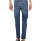 Blue Cotton Slim Men Jeans - SEHABRANDS