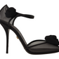 Dolce & Gabbana Elegant Black Mesh Heels Pumps