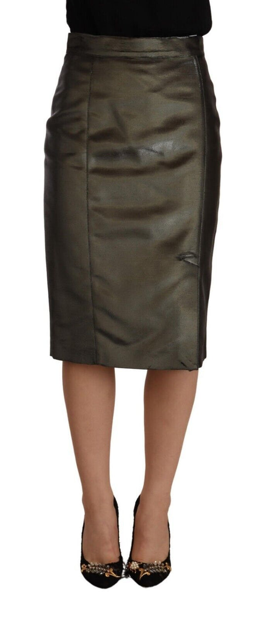 Chic High Waist Pencil Midi Skirt - SEHABRANDS