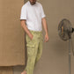 Green Cotton Men Jeans - SEHABRANDS