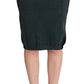 Emerald Elegance Wool-Blend Pencil Skirt - SEHABRANDS