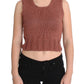 Chic Red Sleeveless Knit Vest Sweater - SEHABRANDS