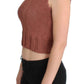 Chic Red Sleeveless Knit Vest Sweater - SEHABRANDS