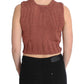 Chic Red Sleeveless Knit Vest Sweater - SEHABRANDS