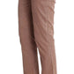 Chic Brown Cropped Corduroy Pants - SEHABRANDS