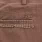 Chic Brown Cropped Corduroy Pants - SEHABRANDS