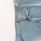 Elegant Light Blue Capri Jeans - SEHABRANDS