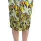 Vibrant Silk Blend Pencil Skirt - SEHABRANDS