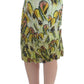 Vibrant Silk Blend Pencil Skirt - SEHABRANDS