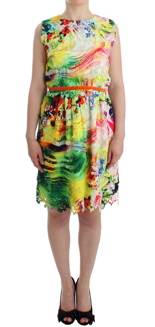 Multicolor Sheath Dress - Artful Elegance - SEHABRANDS