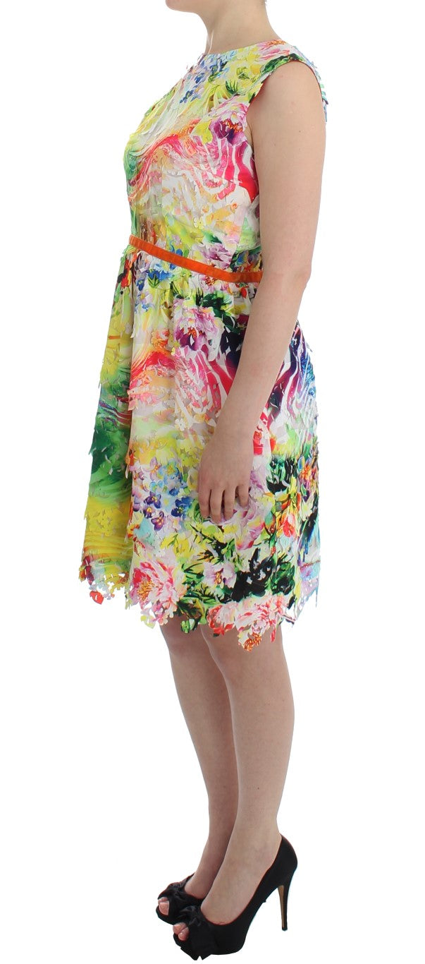 Multicolor Sheath Dress - Artful Elegance - SEHABRANDS