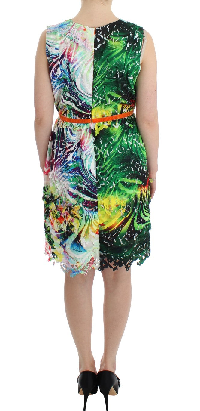 Multicolor Sheath Dress - Artful Elegance - SEHABRANDS