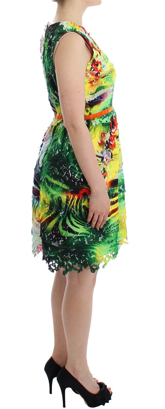 Multicolor Sheath Dress - Artful Elegance - SEHABRANDS