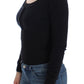 Chic Cropped Black Wool-Cashmere Sweater - SEHABRANDS