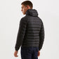 Sleek Hooded Down Jacket with Pockets - SEHABRANDS