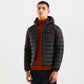 Sleek Hooded Down Jacket with Pockets - SEHABRANDS