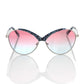 Blue Metallic Women Sunglasses - SEHABRANDS