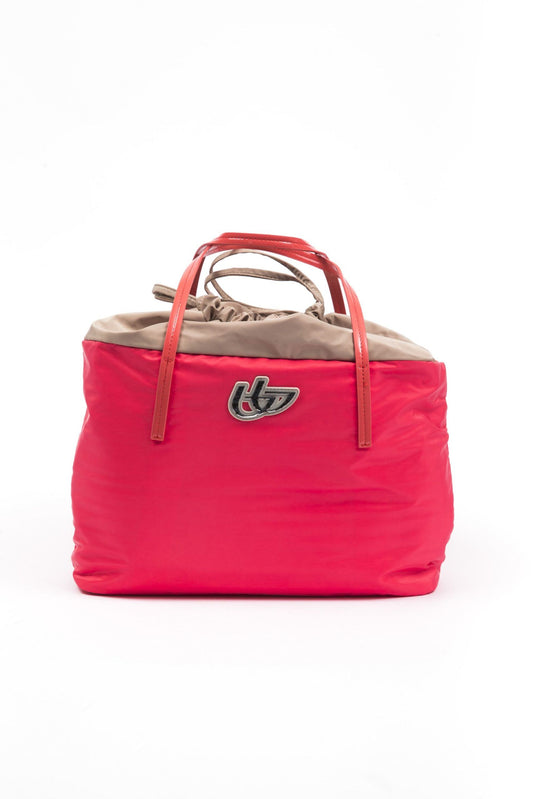 Red Polyester Women Handbag - SEHABRANDS