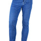 Light Blue Cotton Men Jeans - SEHABRANDS