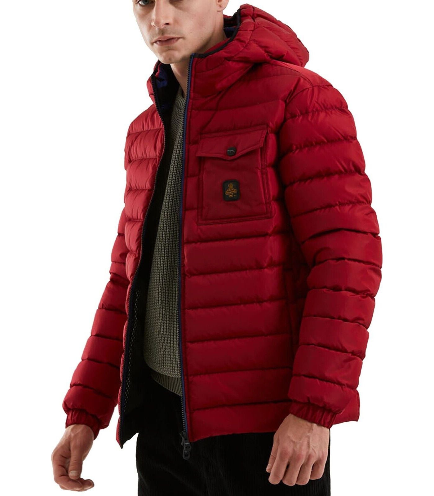 Red Nylon Men Jacket - SEHABRANDS