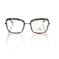 Blue Metallic Women's Eyeglass Frame - SEHABRANDS