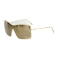 Gold Metallic Sunglasses for Women - SEHABRANDS