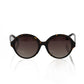 Chic Black Turtle Pattern Round Sunglasses - SEHABRANDS