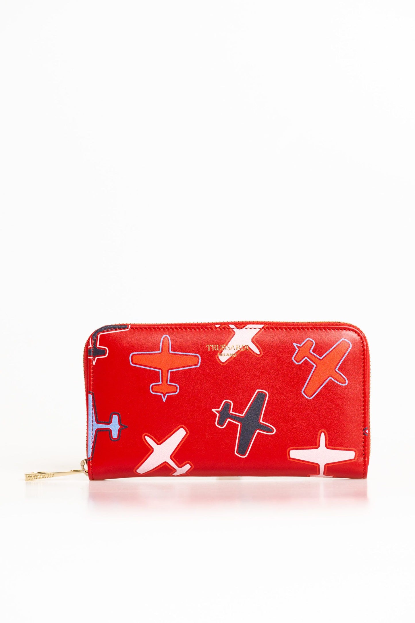 Red Leather Women Wallet - SEHABRANDS