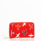 Red Leather Women Wallet - SEHABRANDS