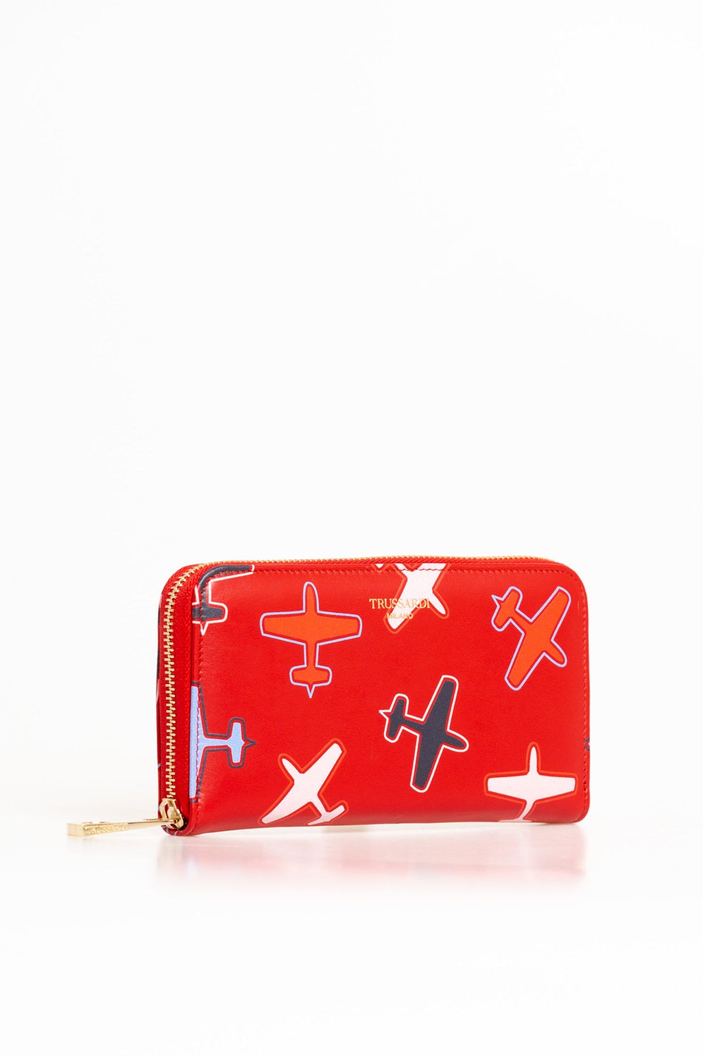 Red Leather Women Wallet - SEHABRANDS