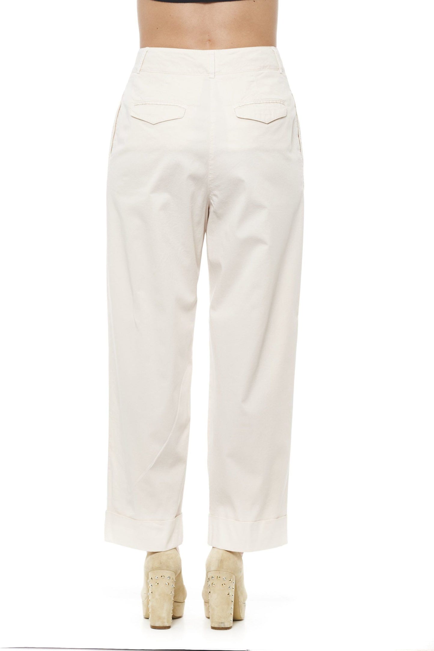 Peserico Beige Wide Palazzo Pants - SEHABRANDS