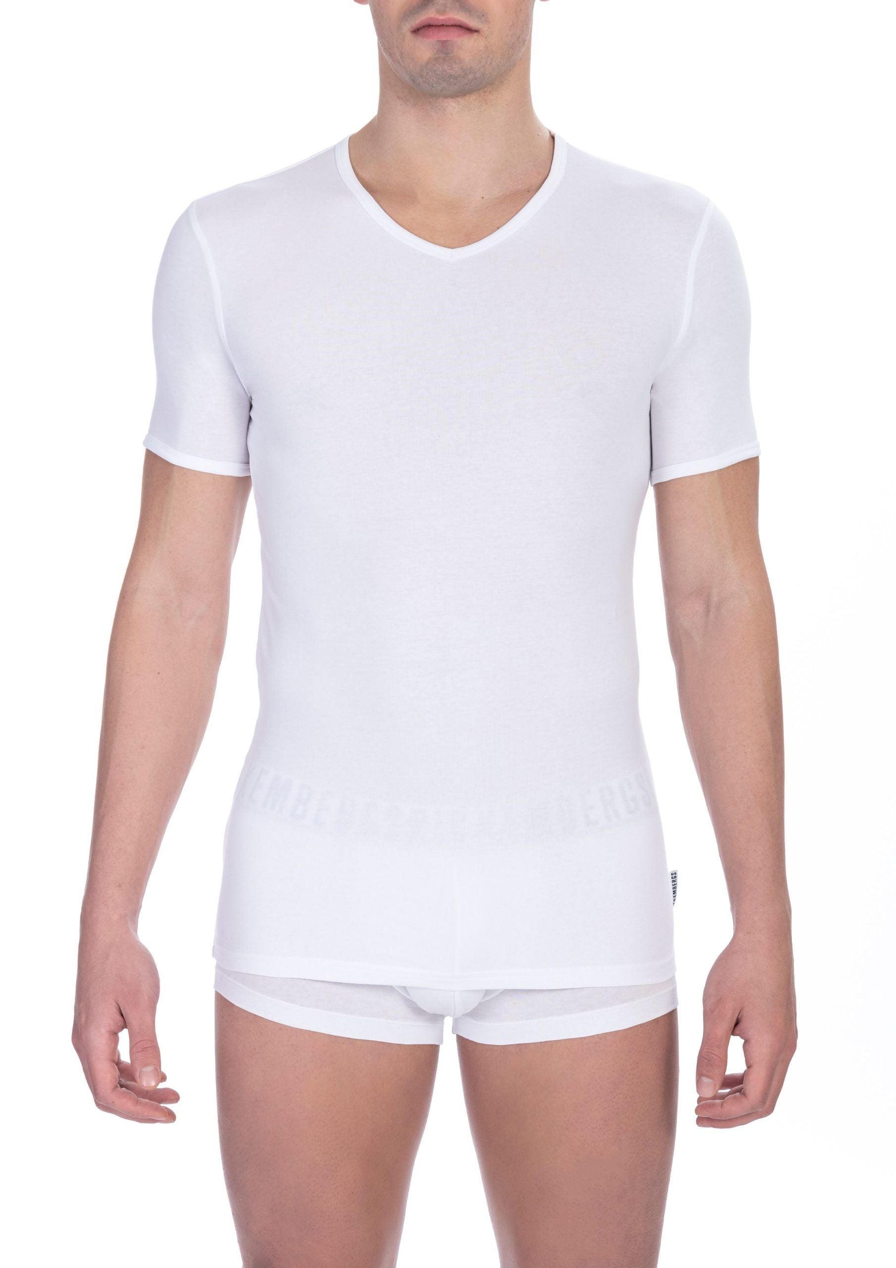 White Cotton Men T-Shirt - SEHABRANDS