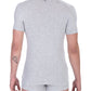 Gray Cotton Men T-Shirt - SEHABRANDS