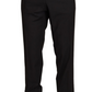 Dolce & Gabbana Elegant Grey Wool Dress Trousers