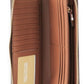 Jet Set Travel Large Brown Signature Continental Wristlet Wallet - SEHABRANDS