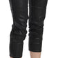 Chic Black Mid Waist Cropped Jeans - SEHABRANDS