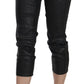 Chic Black Mid Waist Cropped Jeans - SEHABRANDS