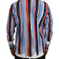 Dolce & Gabbana Elegant Striped Cotton Shirt with Pockets