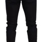 Dolce & Gabbana Elegant Slim Fit Skinny Jeans in Dark Blue