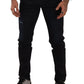 Dolce & Gabbana Elegant Slim Fit Skinny Jeans in Dark Blue