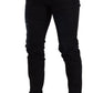 Dolce & Gabbana Elegant Slim Fit Skinny Jeans in Dark Blue