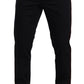 Dolce & Gabbana Chic Slim Fit Chinos Pants in Blue