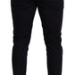 Dolce & Gabbana Elegant Dark Blue Skinny Jogging Pants