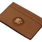 Versace Elegant Medusa Calf Leather Card Holder